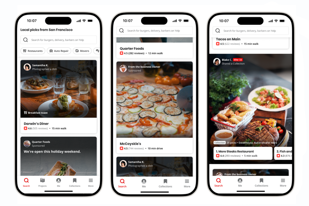 Yelp’s new AI features include auto-generated business summaries, among other updates