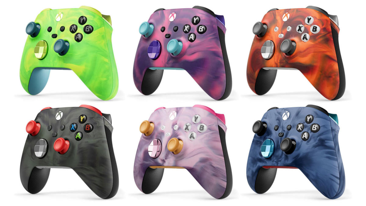 The latest Xbox controllers feature a nifty bowling ball aesthetic