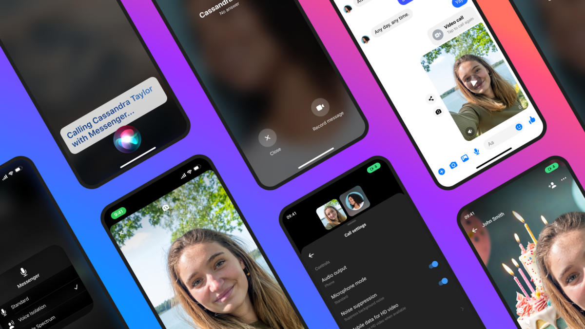 Meta’s latest features for Messenger Calling include AI backgrounds