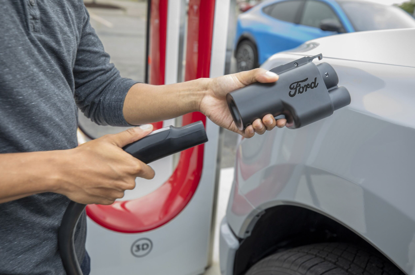 Ford is now shipping a new Tesla Supercharger NACS adapter to its EV drivers